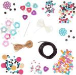 Bracelet Making Kit – 357pc Jewelry Set with Beads Shells Craftabelle - Image 3
