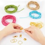 Bracelet Making Kit – 25pc Jewelry Set with Colored Straps Craftabelle - Image 4