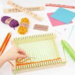 Wooden Loom Creation Kit – Beginner Knitting Loom Kit – 19pc Craftabelle - Image 2