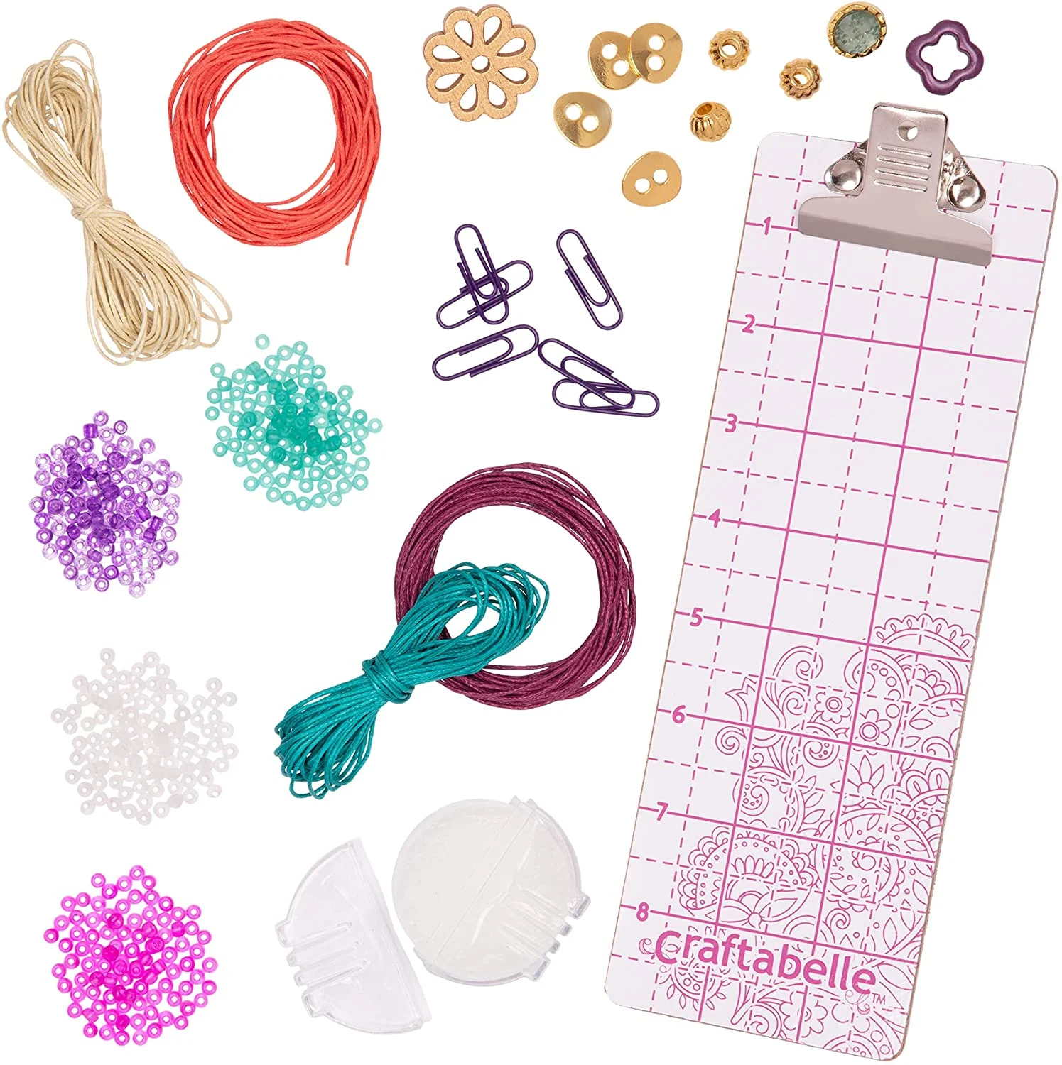 Bracelet Making Kit – 42pc Jewelry Set with Beads Craftabelle - Image 5