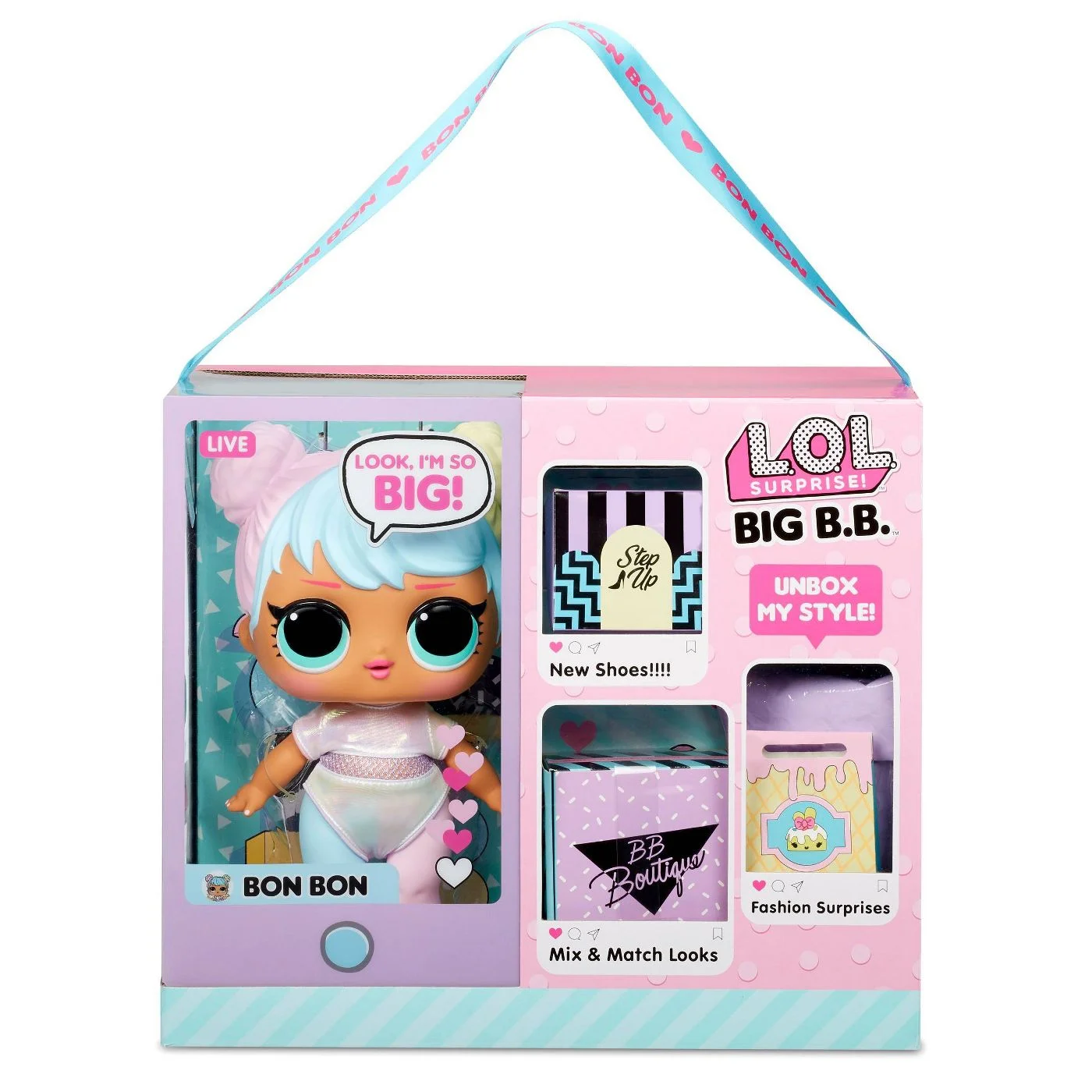 L.O.L. Surprise! Big B.B. (Big Baby) Bon Bon – 11" Large Doll - Image 3