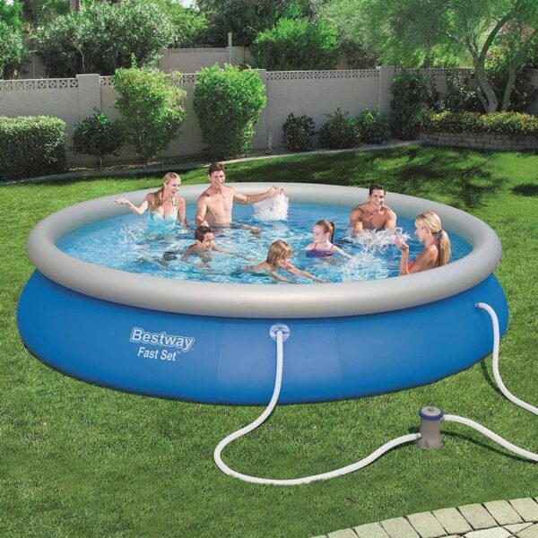 Inflatable Pool 4.57m 84cm Le3ab Store