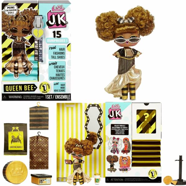 L.O.L. Surprise! JK Queen Bee Mini Fashion Doll