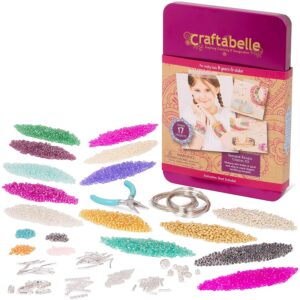 Bracelet Making Kit – 366pc Jewelry Set with Memory Wire Craftabelle