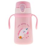 Stephen Joseph Double Wall Stainless Steel Bottle With Handle Unicorn