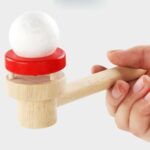 Wooden Blow Ball Rod Toys Magic Trick Blowing Ball - Image 6