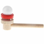 Wooden Blow Ball Rod Toys Magic Trick Blowing Ball - Image 7