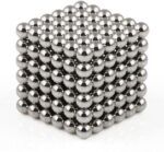 Colored balls 216pcs magnetic Silver