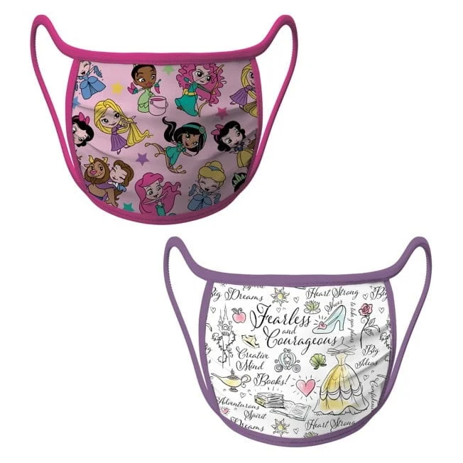 Princess Cloth Face Mask Set Disney - Image 3