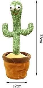 Creative Cactus Plush Toy, Funny Electronic Shake Dancing Toy with The Song - Image 5