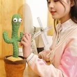 Creative Cactus Plush Toy, Funny Electronic Shake Dancing Toy with The Song - Image 2