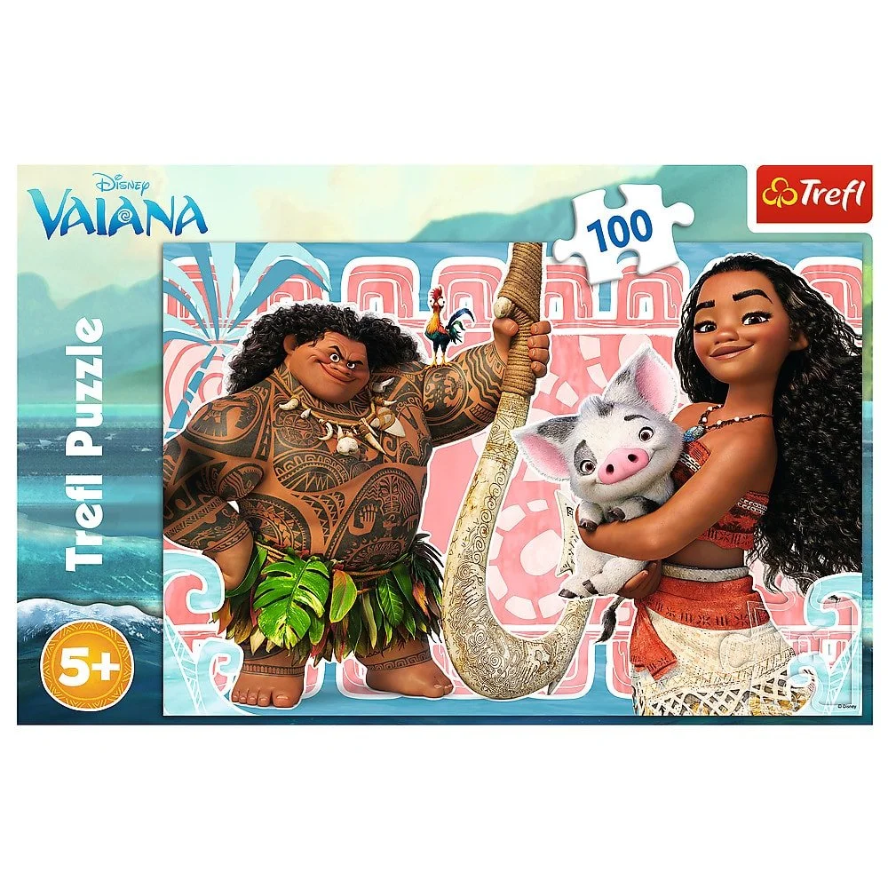 Moana And Friends Puzzle 100 PicesTrefl - Image 2