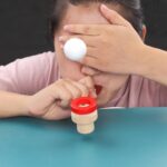 Wooden Blow Ball Rod Toys Magic Trick Blowing Ball - Image 3