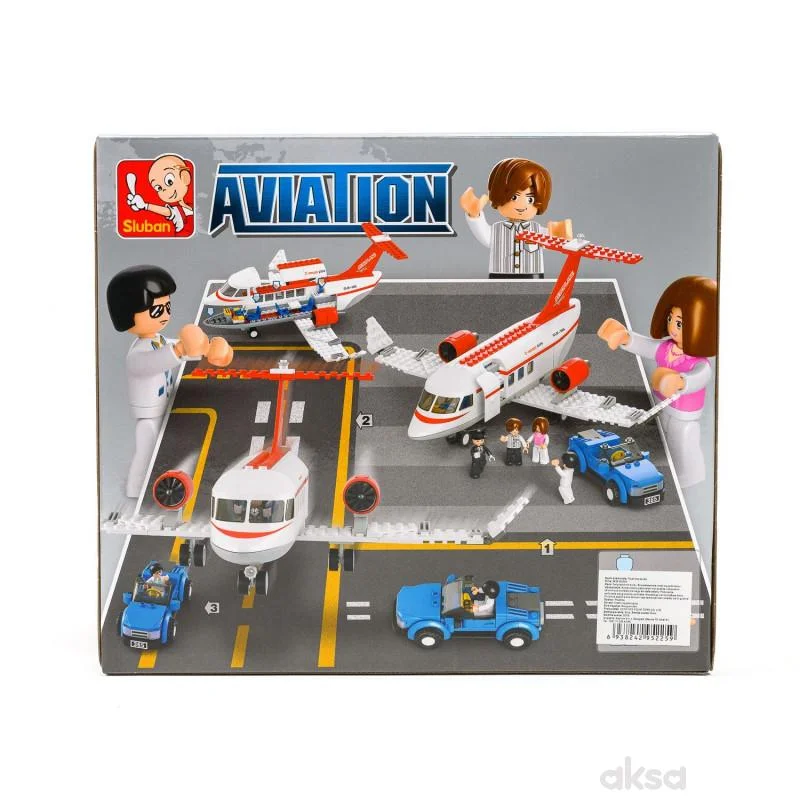 Aviation C Concept Plane , 275 Pieces  Sluban - Image 6