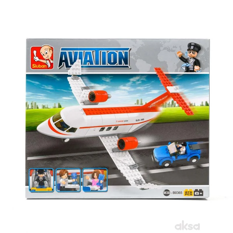 Aviation C Concept Plane , 275 Pieces Sluban
