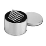 Colored balls 216pcs magnetic Silver