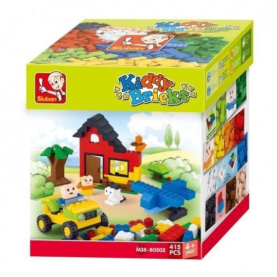Costruzioni Kiddy Bricks Basic Seriesuilding Bricks 415 pcs Sluban Costruzioni Kiddy Bricks Basic Seriesuilding Bricks 415 pcs Sluban