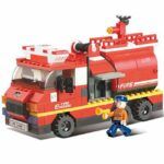 Emergency Fire Alarm The Incredible Firefighter Building Set 409-Piece Sluban
