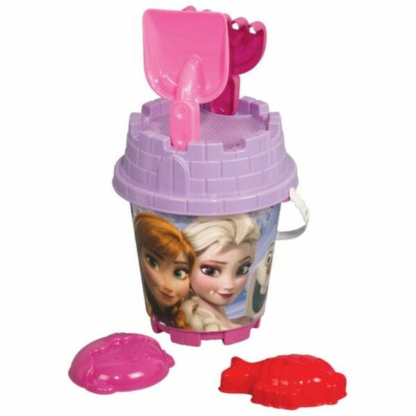 Frozen MEDIUM Round Castle Bucket Set Multi color (3 PCS) Dede