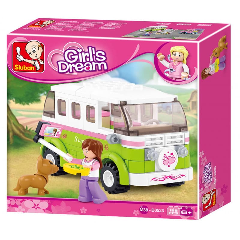 Girl's Dream Camper 158 Pcs Sluban Girl's Dream Camper 158 Pcs Sluban