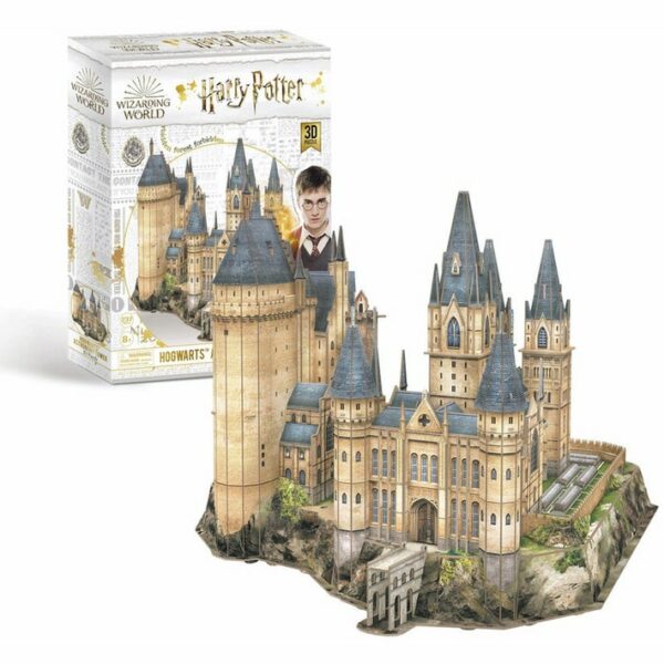 Hogwarts Astronomy Tower 3D Puzzle 243 Piece by Cubic Fun