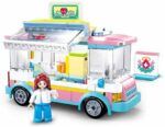 Girls Dream Car Medical Support 195 Parts Sluban - Image 4