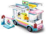 Girls Dream Car Medical Support 195 Parts Sluban - Image 5