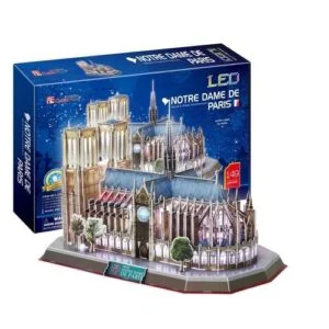 Notre Dame de Paris Cathedral 3D Puzzle - 149 Pieces by Cubic Fun