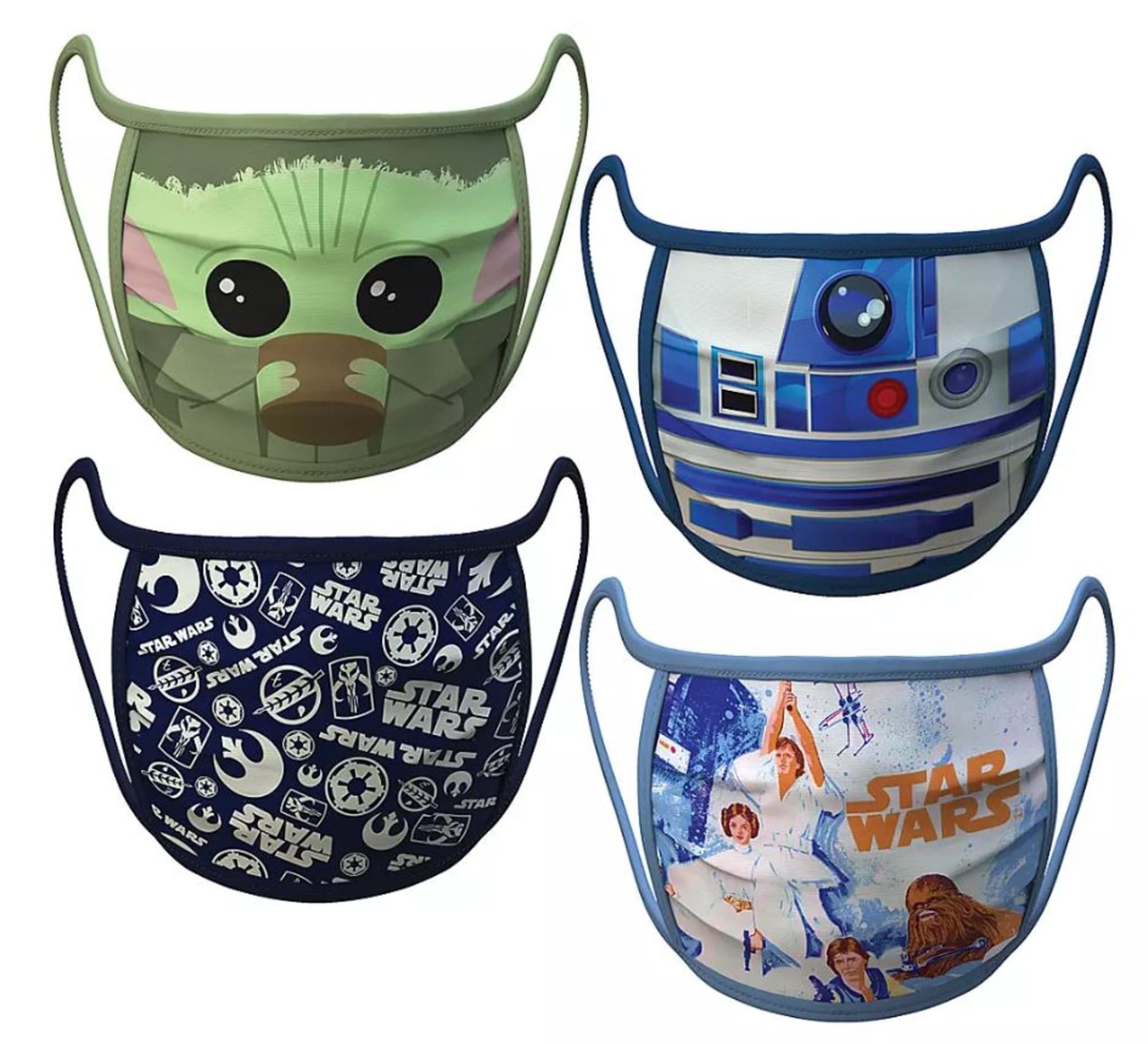 Parks Authentic Star Wars Cloth Face Mask Set Disney Parks Authentic Star Wars Cloth Face Mask Set Disney