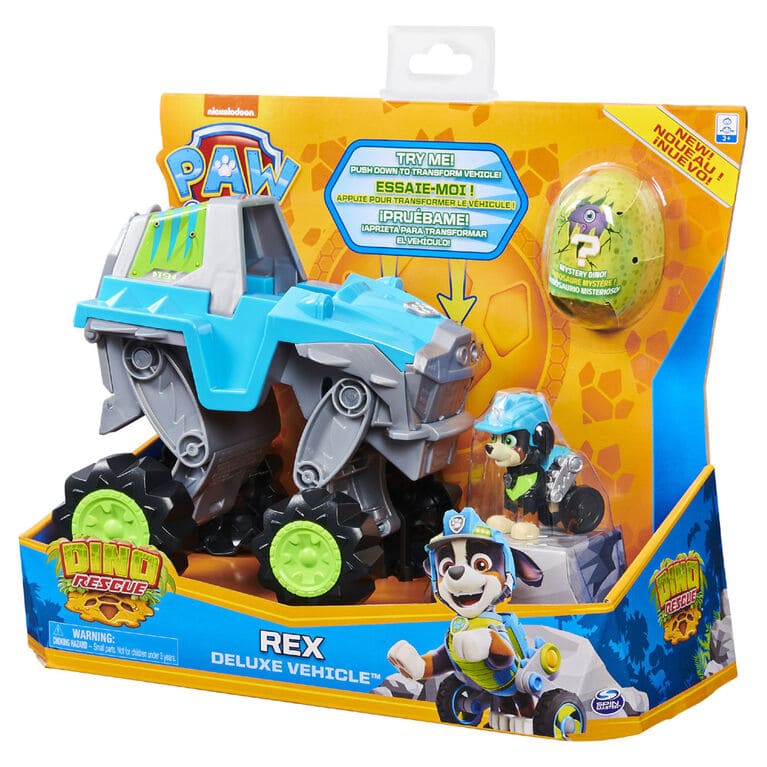 Paw Patrol Dino Rex Deluxe Vehicle - R Exclusive Spin Master Paw Patrol Dino Rex Deluxe Vehicle - R Exclusive Spin Master