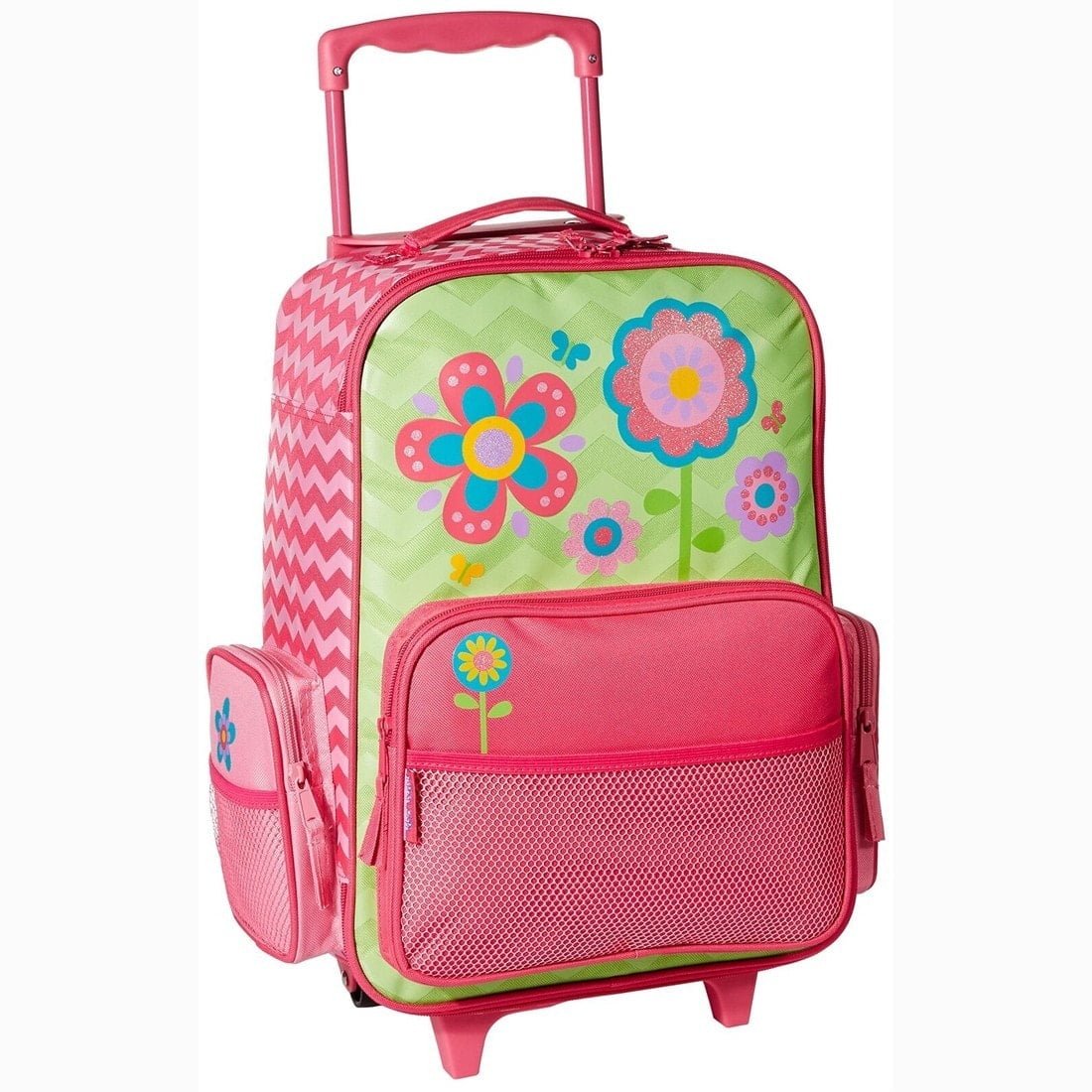 Pretty Flowers Personalized Kids Rolling Luggage by Stephen Joseph