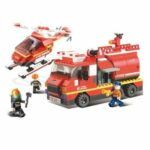 Emergency Fire Alarm The Incredible Firefighter Building Set 409-Piece Sluban - Image 4