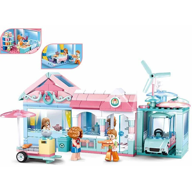 House With Garden 410 Pieces Sluban - Image 3