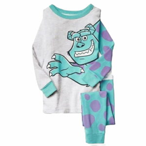 Bono Kids Monster Pajama Grey