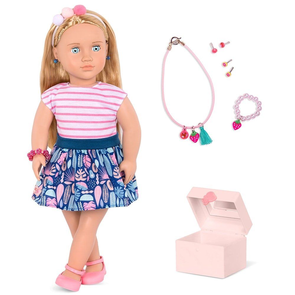 Our Generation Alessia doll with jewelry box (1) Our Generation Alessia doll with jewelry box