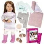 Our Generation Deluxe Sandy Doll with Book