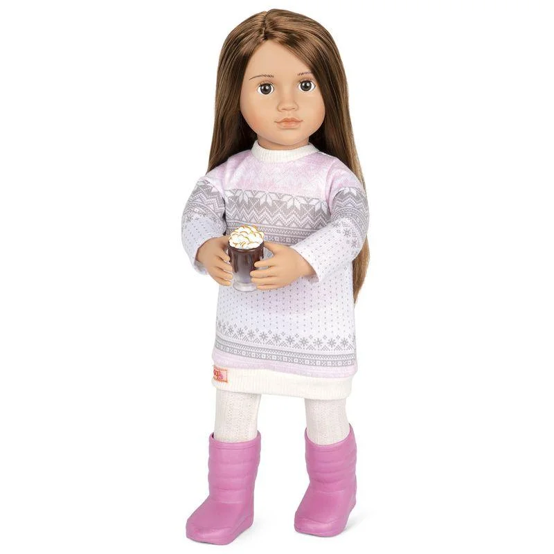 Our Generation Deluxe Sandy Doll with Book