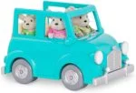 Blue Breezy Buggy Miniature Toy Car with Toy Suitcase - Li'l Woodzeez - Image 5