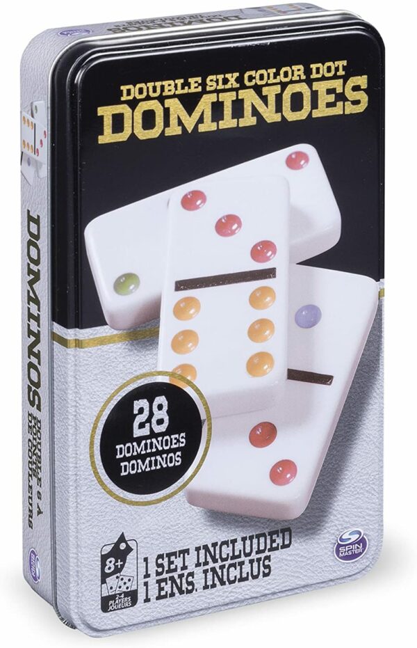 Dominoes in a tin box 1 Le3ab Store