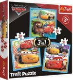 Puzzle Cars 3 Friends 3 in 1 - Trefl