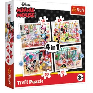 Minnie Mouse Puzzle with friends 4in1
