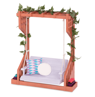 Our Generation pergola with a swing