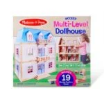 Multi-Level Dollhouse With 19 pcs Furniture Melissa & Doug - Image 4