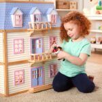 Multi-Level Dollhouse With 19 pcs Furniture Melissa & Doug - Image 2
