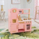 Limited Edition Vintage Kitchen Pink & Gold - KidKraft 53443-CSM - Image 2