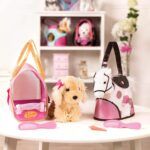 Cocker Spaniel Stuffed Puppy with Pink and Gold Pucci Pups - Image 5