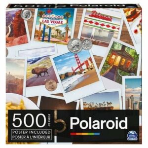 Polaroid Retro Euro Trip Jigsaw Puzzle - 500pc
