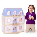 Multi-Level Dollhouse With 19 pcs Furniture Melissa & Doug