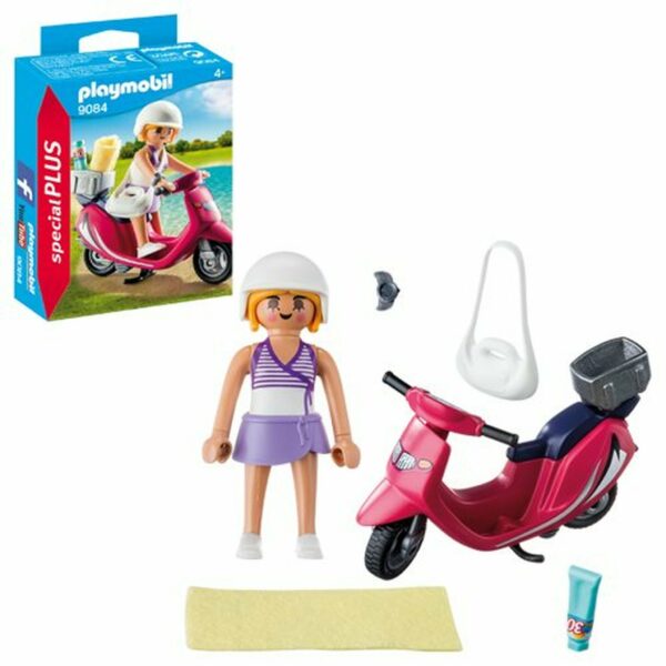 Playmobil Girl With Scooter 9084