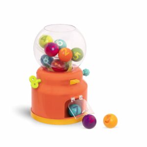 10 Numbers and Colors Gumball Machine Battat